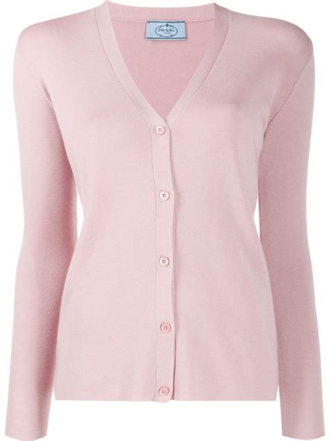 prada pink cardigan|prada cardigan sweater.